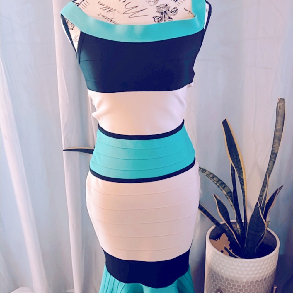 Striped Bodycon Dress